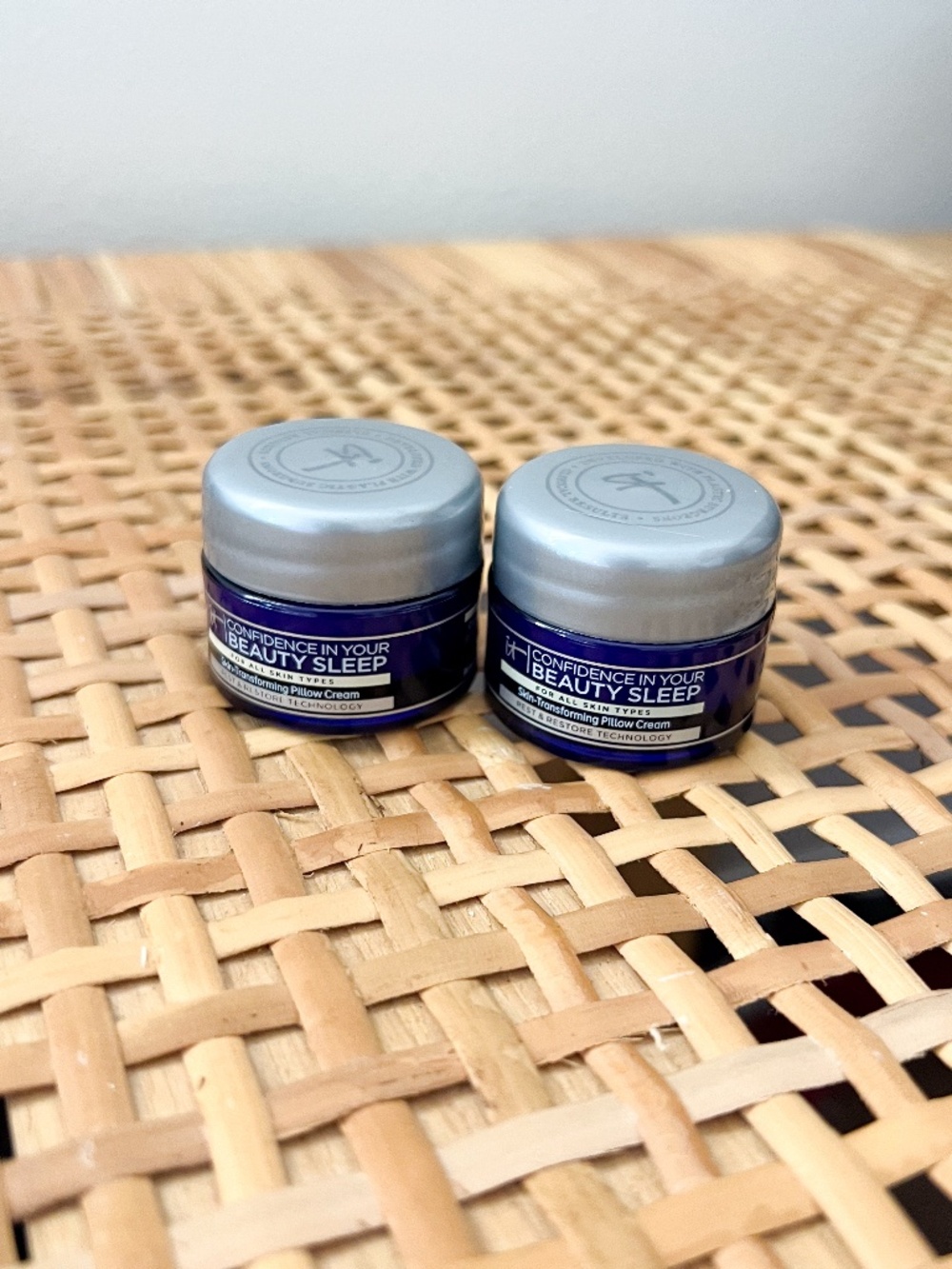 2x Mini It Cosmetics Beauty Sleep Skin-Transforming Pillow Creams